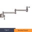 Brushed Gold Kitchen Faucet Wall Mount Bathroom Basin Faucet Cold Water W CHK12N Carousel 16