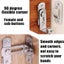 Door Lock 90 Degree Barn Bolt Cast Stainless Steel Hook Latch Window Cabi CHK12N Carousel 8