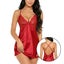 Women Sexy Lace Satin Nightdress Sleepwear Lingerie Pajamas Set Babydoll CHK12N Carousel 6