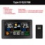New Transparent Weather Station Glass Colour Screen Thermometer Hygromete CHK12N Carousel 10