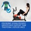Magnetic Recumbent Exercise Bike Fitness Cycle Trainer with Lcd Display Carousel 7