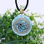 Orgonite Energy Pendant Orgone Amazonite Necklace Horus Eye All-Seeing Ey CHK12N Carousel 3