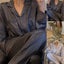 Women Pajama Sets Long Sleeve Top Trousers Silk Home Suit Spring Loose Co CHK12N Carousel 5