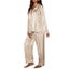 Women Pajama Sets Long Sleeve Top Trousers Silk Home Suit Spring Loose Co CHK12N Carousel 13