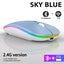Rechargeable Bluetooth Wireless Mouse with 2.4GHz USB RGB 1600DPI Mouse f CHK12N Carousel 13