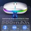Rechargeable Bluetooth Wireless Mouse with 2.4GHz USB RGB 1600DPI Mouse f CHK12N Carousel 18