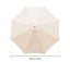Beige 3M Parasol Replacement Cloth Round Garden Umbrella Cover For 8-Arm Carousel 2