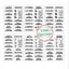 132pcs/6 Sheets Creative Transparent Waterproof Various Shapes Kitchen Ja CHK12N Carousel 5