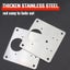 NAIERDI Stainless Steel Furniture Cabinet Door Hinge Repair Plate Drawer CHK12N Carousel 5
