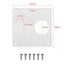 NAIERDI Stainless Steel Furniture Cabinet Door Hinge Repair Plate Drawer CHK12N Carousel 8