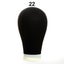 21/22/23 Inch Rainbow Color Canvas Block Mannequin Head Wig Stand Making CHK12N Carousel 8