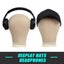 21/22/23 Inch Rainbow Color Canvas Block Mannequin Head Wig Stand Making CHK12N Carousel 12