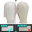 21/22/23 Inch Rainbow Color Canvas Block Mannequin Head Wig Stand Making CHK12N Carousel 16