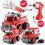 RC Truck DIY Construction Set - City Fire Truck Carousel 4
