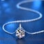 SALE: 3ct Moissanite Diamond Pendant Necklace S925 Silver 18K White Gold Plated Carousel 3