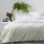 Renee Taylor Moroccan 100% Cotton Chenille Tufted Quilt Cover Blanc Queen Carousel 1