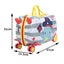 Goslash Picks Kids Ride on Suitcase Children Travel Luggage Carry Bag Trolley... Carousel 3