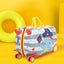 Goslash Picks Kids Ride on Suitcase Children Travel Luggage Carry Bag Trolley... Carousel 7