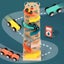 Wooden Bear Race Glider - Wooden Race Tracker - Multi-layer Car Tracks Carousel 1