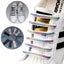 1Pair Reflective Rainbow White Black Elastic Sneakers Round Shoe Laces 100/12... Carousel 4