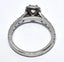 $12,000 Hand Finished Platinum Diamond Cluster Ring TCW 1.47cts Size N½ - 156282 Carousel 3