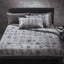 Diesel Tartan Bleach Duvet Cover Grey Queen 220x220cm Set 4pce Carousel 1