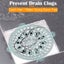 NEW 30 Pcs Disposable Shower Drain Hair Catcher Bathroom Mesh Stickers Carousel 3