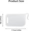 4 Pcs Clear plastic Fridge storage space allocator Organizer Divider Carousel 6