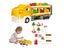 Foldable Dinosaur Truck Car Toys Set with Ejection Race Track - Yellow Carousel 1