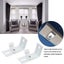 Vertical Blinds L- Shaped Brackets Curtain Track Mounting Carousel 3