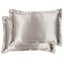 Silk Magnolia Tailored Silk Pillowcase Medium Silver Set Carousel 1