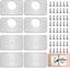 Cabinet Door Hinge Repair Plates with Screws i2444SV0 Carousel 9