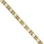 Antique Art Deco Rare 14k Yellow Gold Open Filigree Work Line Bracelet Carousel 6