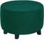 Round Ottoman Stool Cover Super Soft Velvet Footrest Cover All-inclusive CHK12N Carousel 6