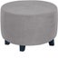 Round Ottoman Stool Cover Super Soft Velvet Footrest Cover All-inclusive CHK12N Carousel 10