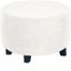 Round Ottoman Stool Cover Super Soft Velvet Footrest Cover All-inclusive CHK12N Carousel 1