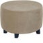 Round Ottoman Stool Cover Super Soft Velvet Footrest Cover All-inclusive CHK12N Carousel 12