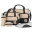 5Pcs/Set Nappy Bag Waterproof Large Capacity Stroller Baby Diaper Bag Mul CHK12N Carousel 3