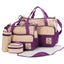 5Pcs/Set Nappy Bag Waterproof Large Capacity Stroller Baby Diaper Bag Mul CHK12N Carousel 4