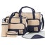 5Pcs/Set Nappy Bag Waterproof Large Capacity Stroller Baby Diaper Bag Mul CHK12N Carousel 6