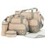 5Pcs/Set Nappy Bag Waterproof Large Capacity Stroller Baby Diaper Bag Mul CHK12N Carousel 8