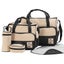 5Pcs/Set Nappy Bag Waterproof Large Capacity Stroller Baby Diaper Bag Mul CHK12N Carousel 10