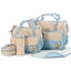 5Pcs/Set Nappy Bag Waterproof Large Capacity Stroller Baby Diaper Bag Mul CHK12N Carousel 12