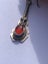 Vintage Sterling Silver Drop Earrings with Red Stones Carousel 3
