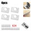 1/2/4/10Pcs Hinge Repair Plate Cabinet Furniture Drawer Table Scharnier S CHK12N Carousel 23