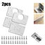 1/2/4/10Pcs Hinge Repair Plate Cabinet Furniture Drawer Table Scharnier S CHK12N Carousel 10