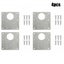 1/2/4/10Pcs Hinge Repair Plate Cabinet Furniture Drawer Table Scharnier S CHK12N Carousel 15