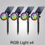 RGB Outdoor Solar Lights LED Changing Lawn Ground Lamp IP65 Waterproof Ou CHK12N Carousel 7