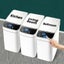 MICCK 12L Smart Trash Can Waterproof Automatic Sensor Garbage Can For Bat CHK12N Carousel 6
