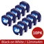 10/20pk 91330 LT Label Tape 12mm Compatible For Dymo Letratag Ribbon 9133 CHK12N Carousel 4